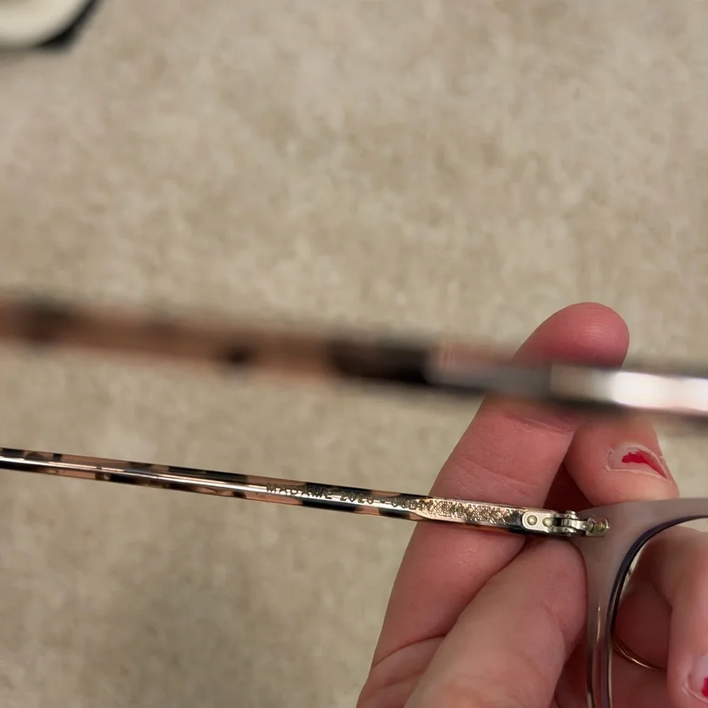 Jean lafont Two-Tone Cat Eye Glasses - Black and Blush - Picture 6 of 6
